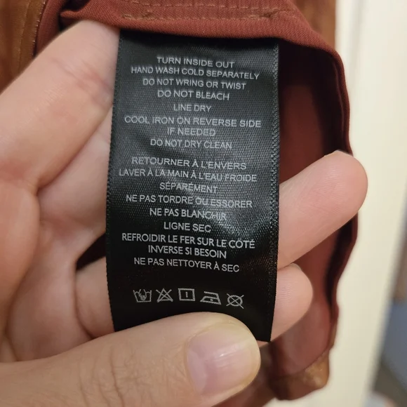 Anthropologie Copper Bronze Metallic Foil Blouse Size M - Picture 7 of 12